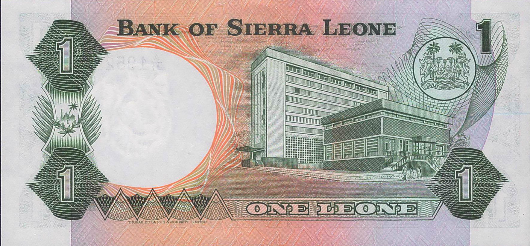 Sierra Leone 1 1984 UNC P-5/e